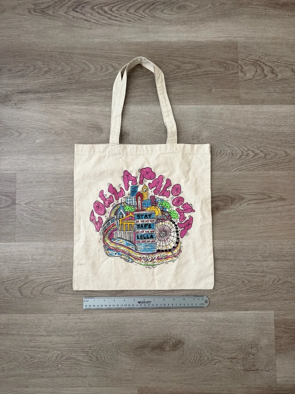Canvas Tote Bag (Lollapalooza 2025)